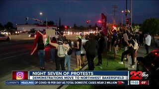 Calloway Drive filled with marches