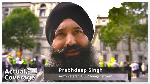 British Army veteran who was on hunger strike against the ULEZ