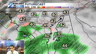 Brief Rain/Snow Monday