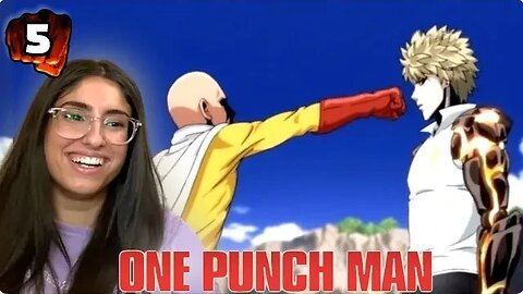 Saitama Vs Genos! ONE PUNCH MAN EP 5 REACTION | OPM (reupload)