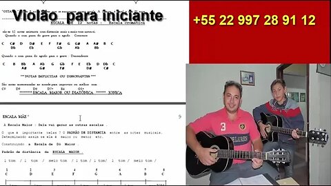 Curso de Violão para Iniciante .. Material em pdf . PROF. JAIME TOLEDO