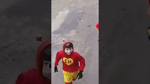 SUPER PULOS NINJAS DO FOFÃO, O MÁSKARA, PATATI E BEN10 DANÇANDO NA CARRETA DA ALEGRIA, LIKE