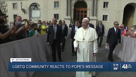 LGBTQ community reacts to pope's message