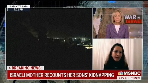 Israeli Mom Whose Children Were Taken by Hamas Terrorists Loses It On Heartless MSNBC Host