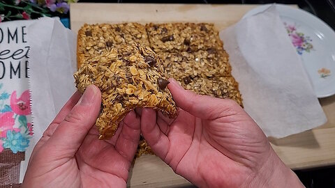 Homemade Granola Bars.