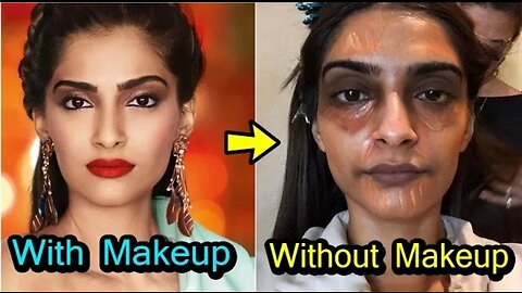 12 Shocking Looks of Bollywood Actress Without Makeup....