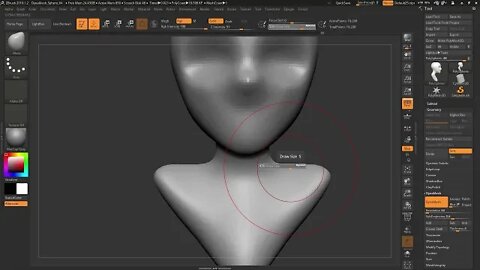 Sculpting in Zbrush