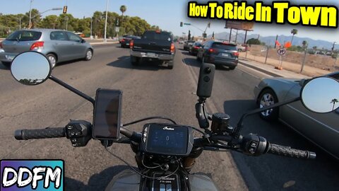 How To Ride A Motorcycle In Town & SURVIVE | RAW DDFM 008