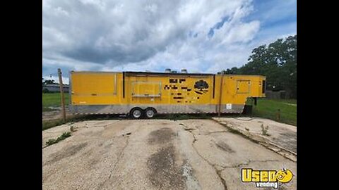 2019 8.5' x 36' Kitchen Food Trailer | Food Concession Trailer for Sale in Texas