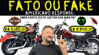 MOTO BOA BARATA ainda existe? 4 motos CUSTOM (acima de 750cc) por menos de 12 mil? FATO OU FAKE?