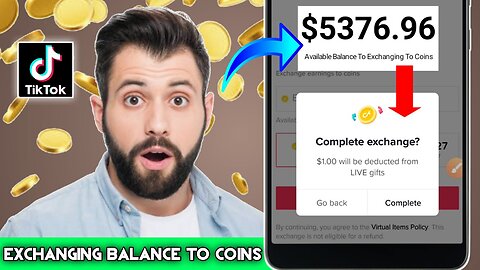 How to convert TikTok coins into gift Card