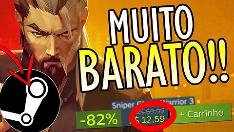 EITA!! JOGOS de PC estão BARATOS em nova PROMOÇÃO na STEAM! Tem jogo por MENOS de 10 REAIS!