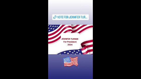 A True Christian Conservative Presidential Candidate, Vote For JENNIFER TURNER For President 2024