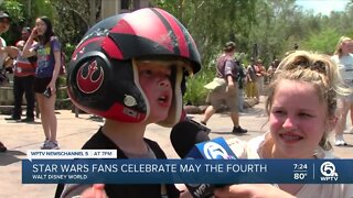 Star Wars fans celebrate 'May the Fourth' at Disney World