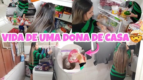 ORGANIZANDO AS COMPRAS🛒|| PASSEI MUITA ROUPA😰 || VIDA DE UMA DONA DE CASA || CANAL DA MILI