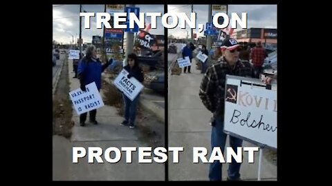 Trenton Protest Rant about Vax Passports, NHL vs Youth Hockey, & Fed. Employee Exemptions | Nov2021