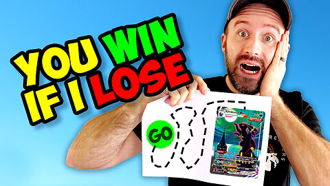 YOU WIN IF I LOSE This INSANE Pokemon Card Challenge