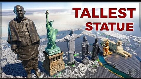 World Tallest statue size comparison video