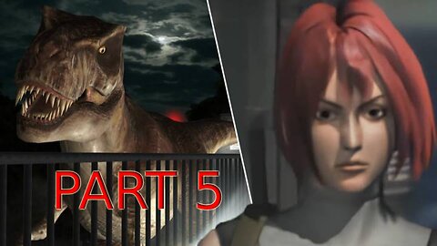 DINO CRISIS Walkthrough Gameplay, ps1 survival horror game, improved graphics [part 5]