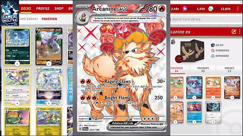 Pokemon TCG Live Arcanine EX Reshiram V Deck!!