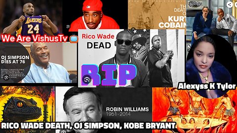 Alexyss K Tylor: Rico Wade Death, Oj Simpson, Kobe Bryant... #VishusTv 📺