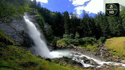 Relaxing Nature Waterfall Status Full Screen _ Natural Tv HD