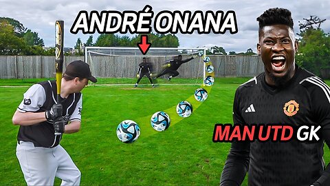 ANDRE ONANA VS BASEBALL BATTER Can he save a 195kmh ball