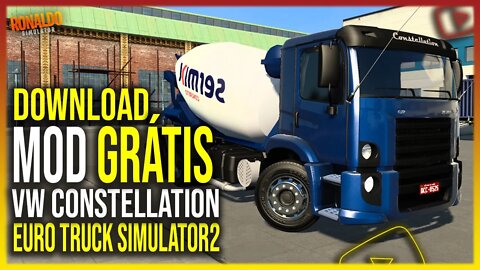 ▶️VW CONSTELLATION BETORNEIRA EURO TRUCK SIMULATOR 2 1.44