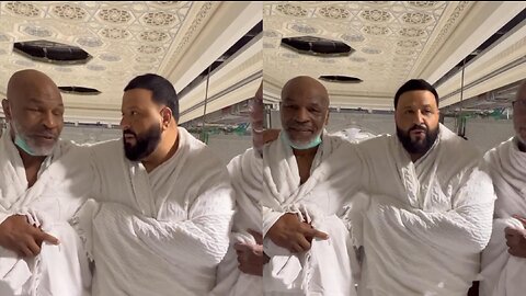 DJ Khaled Gets Emotional While Performing Umrah In Mecca With Mike Tyson