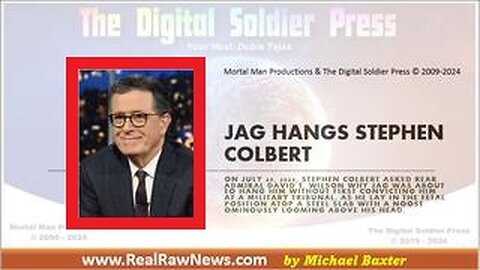 JAG Hangs Career Criminal Pedophile Stephen Colbert at Camp Blaz, GUAM.