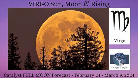 VIRGO Sun, Moon & Rising - Catalyst FULL MOON Forecast: February 24 - March 9, 2024