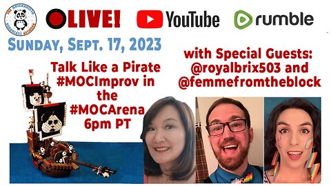 #MOCImprov in the #MOCArena - Talk Like a Pirate Edition