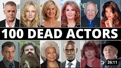 Famous Actors Who Died in the last 12 months