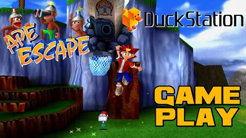 Ape Escape - DuckStation - PlayStation Gameplay 😎Benjamillion