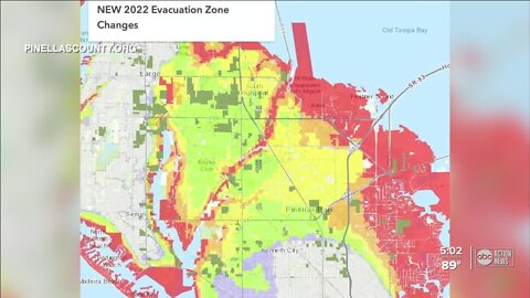 Pinellas County updates hurricane evacuation zones; change affects nearly 48K households