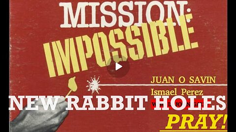 JUAN O'SAVIN CONTINUES TO GO DOWN NEW RABBIT HOLES W/ ISMAEL PEREZ. PRAY!