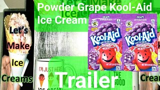 Powder Grape Kool-Aid Ice Cream Trailer