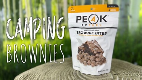 Freeze Dried Backpacking Fudge Brownies