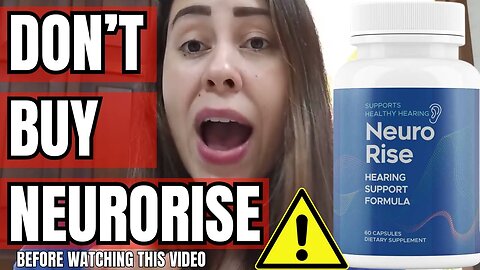 NEURORISE - NEURORISE REVIEW (NEW WARNING 2023!) - NeuroRise Hearing Supplement - Neuro Rise Reviews