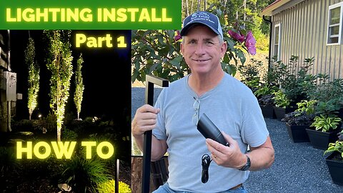 LANDSCAPE LIGHTING | DIY Installation with GARDENREET Accent and Path Lights | PART 1