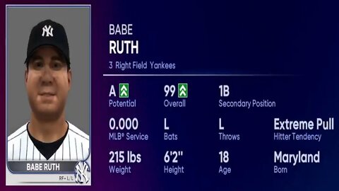 Mlb The Show 22 Babe Ruth How To Create