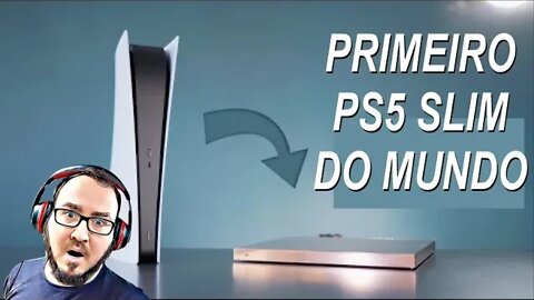 Construindo o PRIMEIRO PlayStation 5 Slim do MUNDO