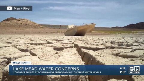 YouTuber popular for SCUBA diving goes to the bottom of Lake Mead