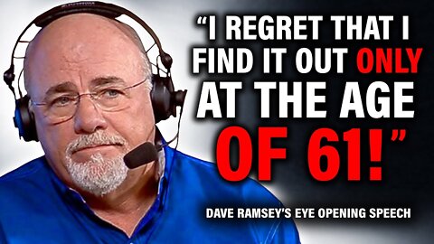 Dave Ramsey's Life Advice Will Leave You SPEECHLESS (MUST WATCH)