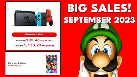 Nintendo Switch Hardware and Software BIG SALES (Nintendo Financial Report September 2023)