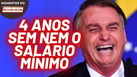 Salário mínimo é menor que 4 anos atrás | Momentos