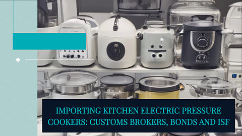 Mastering Customs: Importing Kitchen Electric Pressure Cookers into the USA