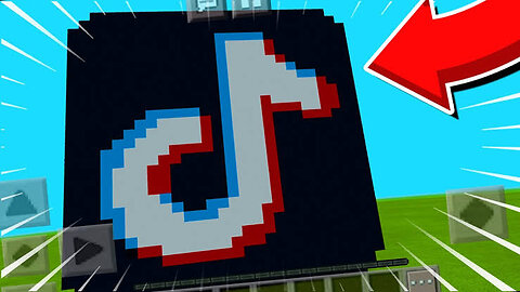 Minecraft satisfying Tiktok logo in minecraft please subscribe #short #shorts