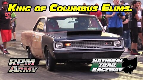 No Prep Drag Racing Hard Tire Eliminations King of Columbus National Trail Raceway