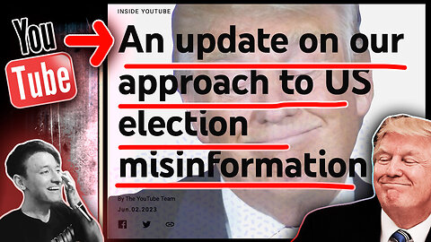 YouTube to Allow Election Fraud Claims Again | Admits to Shadowbanning